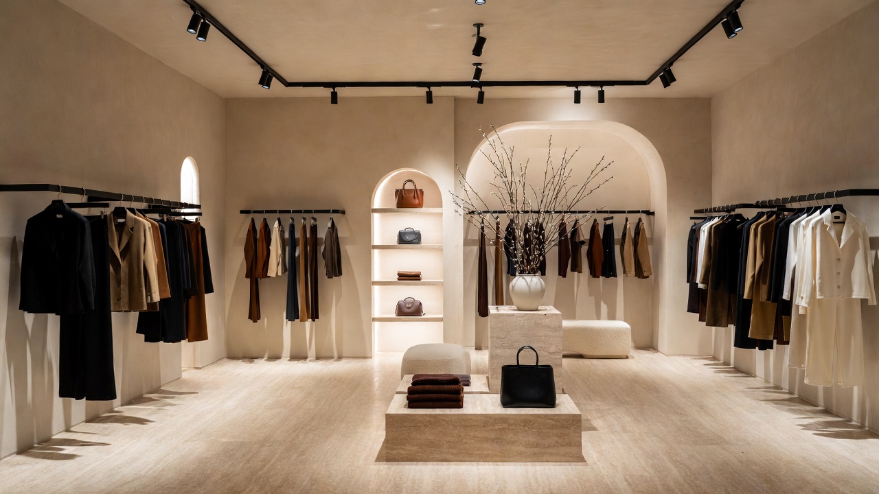 Luxury boutique interior